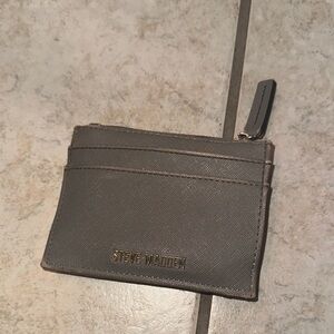 Steve Madden Gray Card Holder